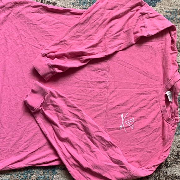 UVA Cavaliers pink long sleeve (oversized) tshirt - Picture 2 of 5